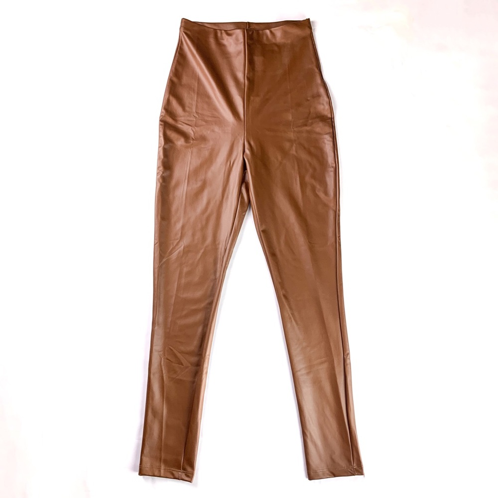 Fashion Nova Can’t Wait Any Longer Faux Leather Leggings